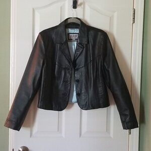 Wilson Black Leather Jacket